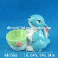 Popular colorful ceramic easter egg cup with white dot